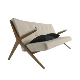Wooden modern sofa
